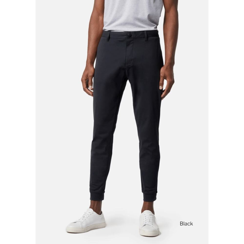 RHONE Black Joggers